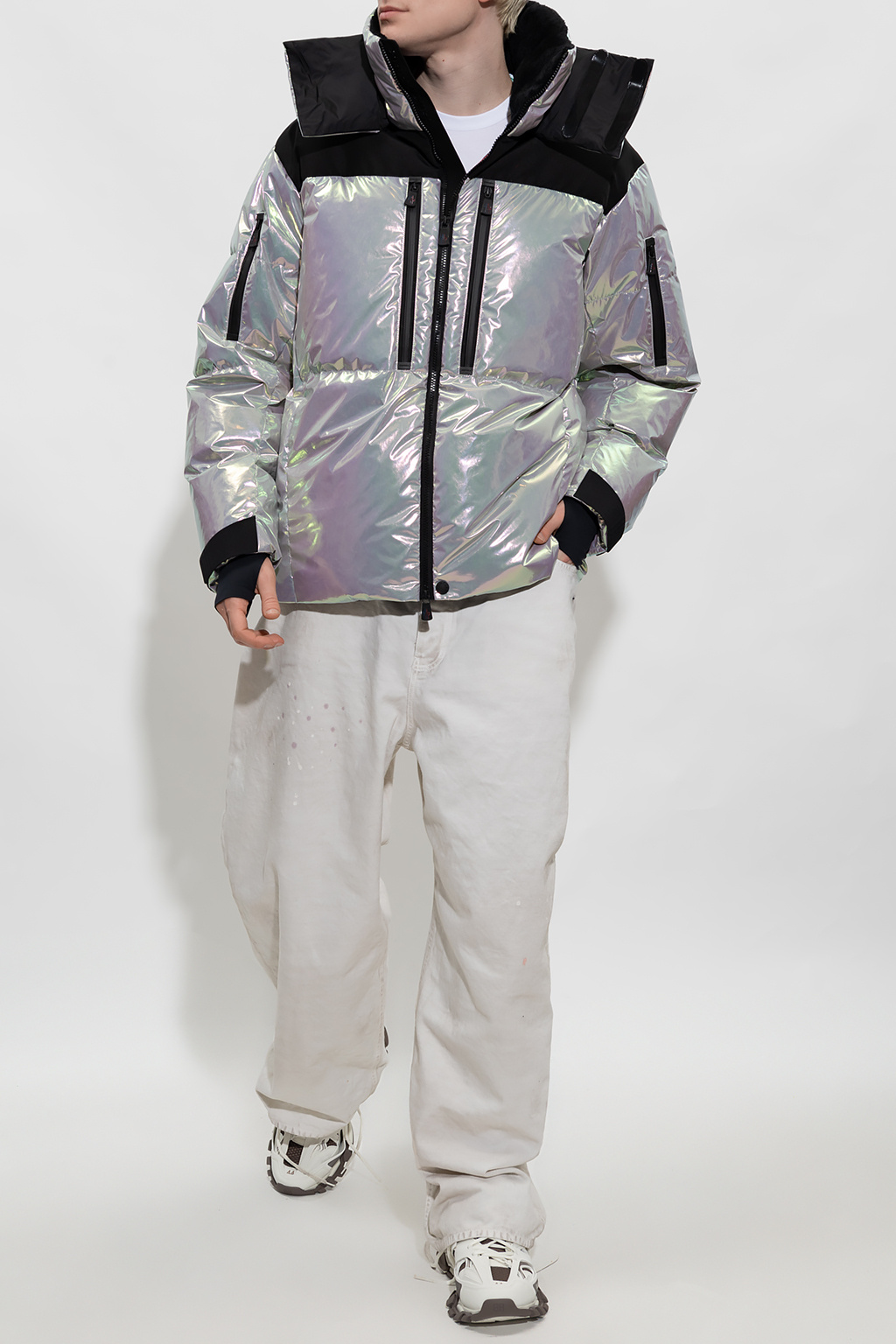 Moncler ski shop print jacket